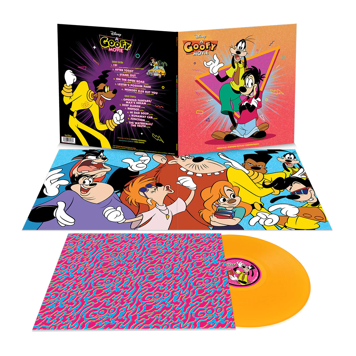 A Goofy Movie: Transparent Orange Vinyl LP - Image 2