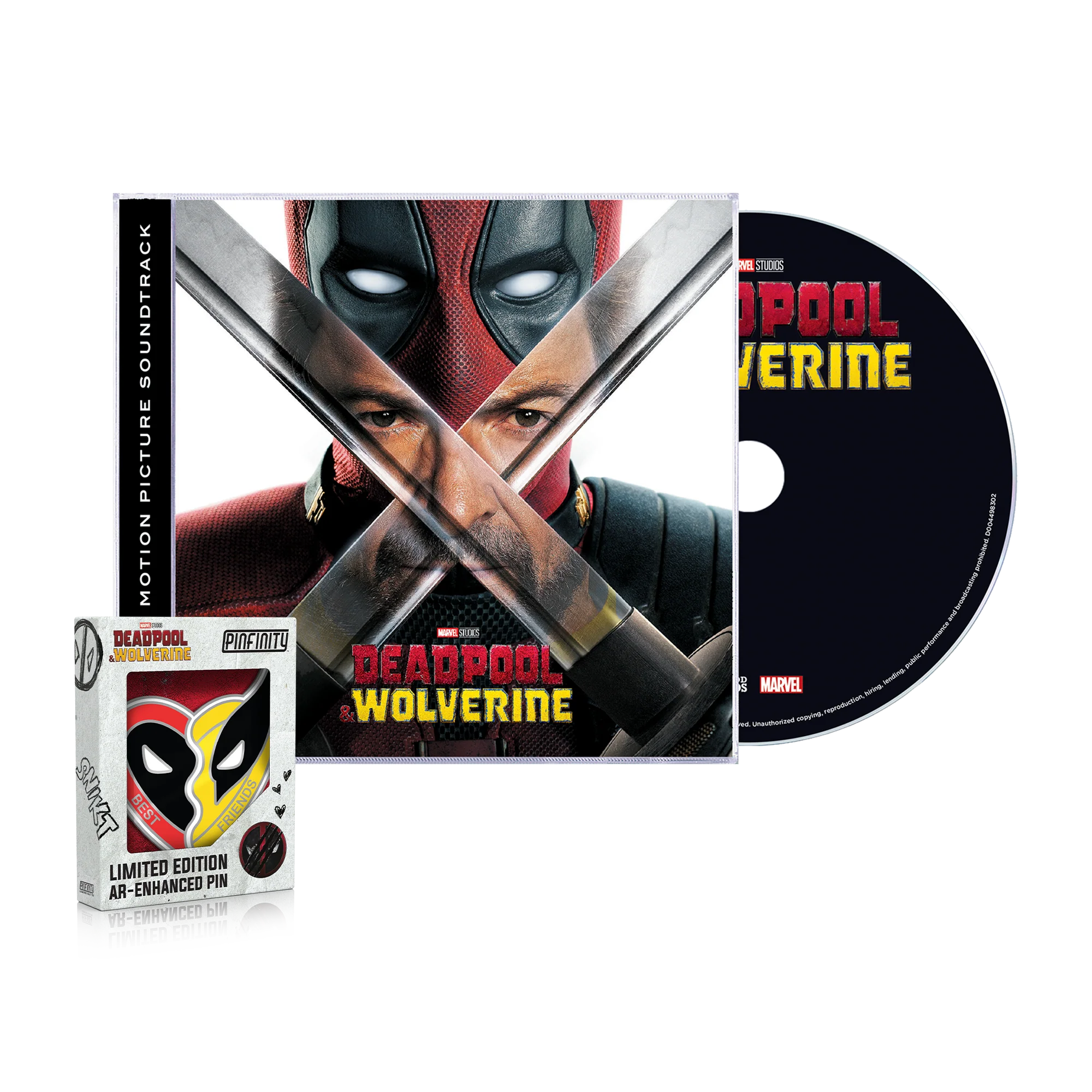 Deadpool & Wolverine (OST): CD + Pinfinity Badge