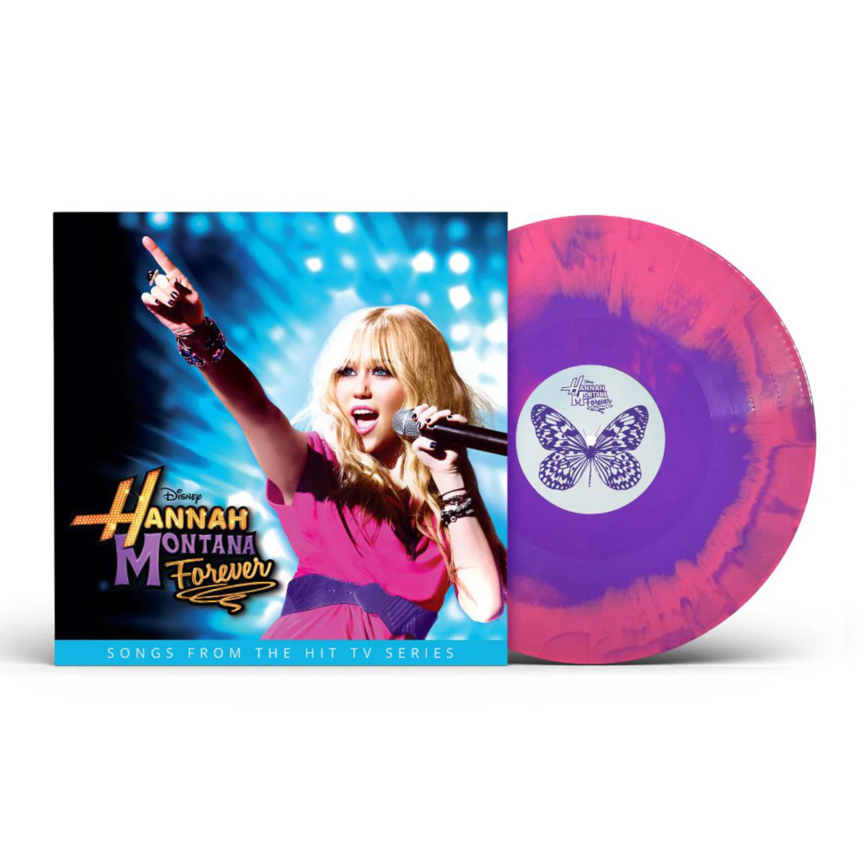 Hannah Montana Forever (Songs from the Hit TV Series): Pink & Purple Swirl Vinyl LP