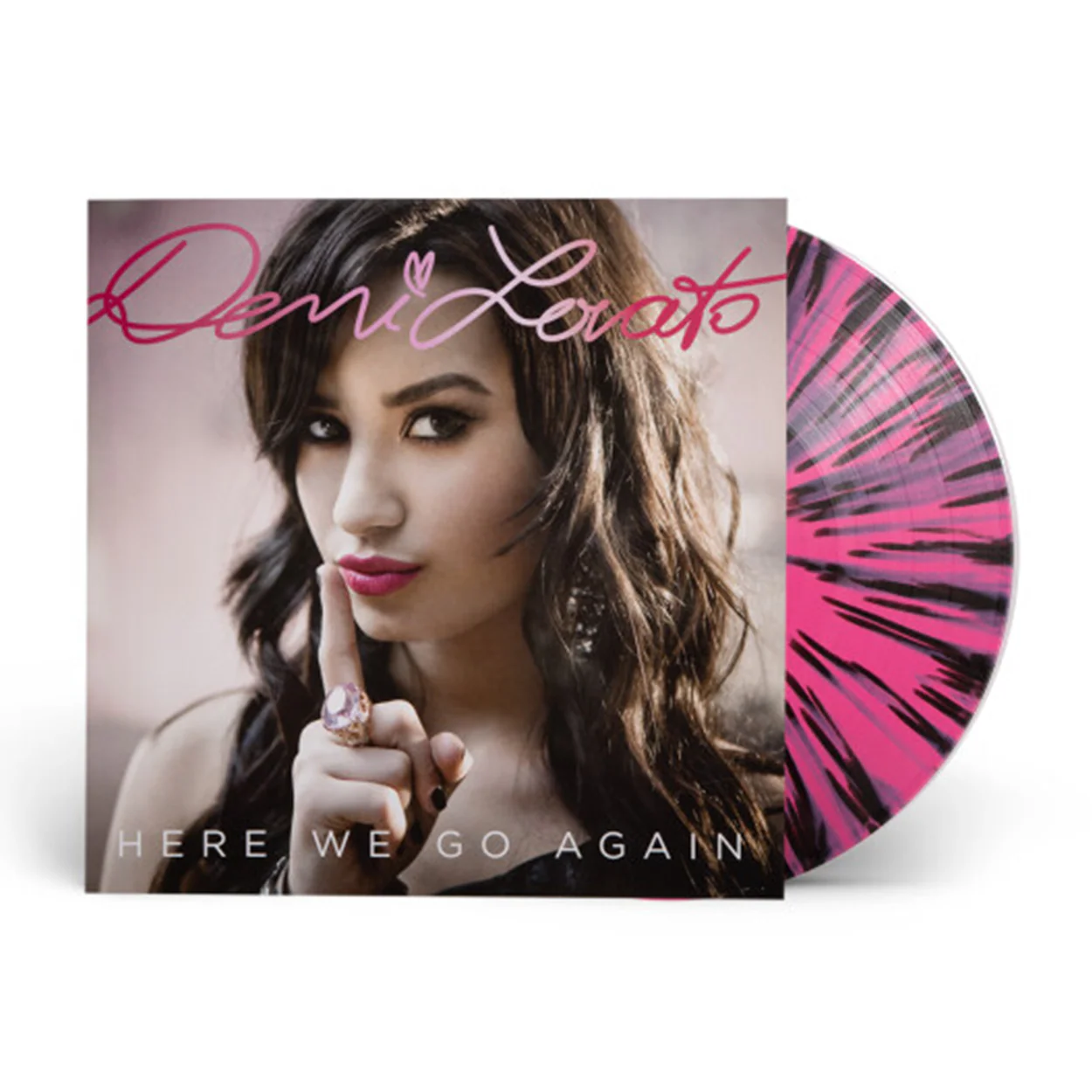 Here We Go Again: Pink & Black Splatter Vinyl LP