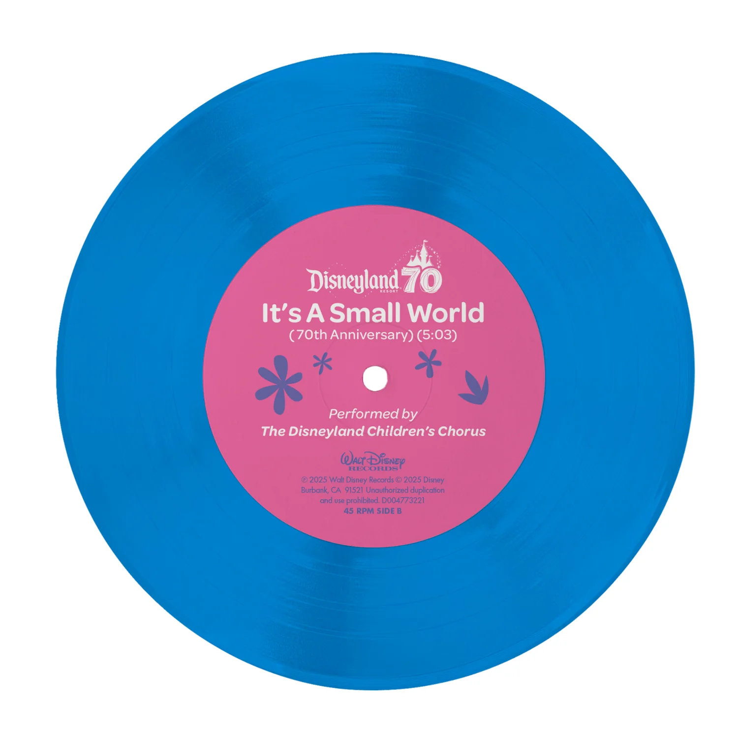It's A Small World 70th Anniversary 7" Vinyl Single - Image 3