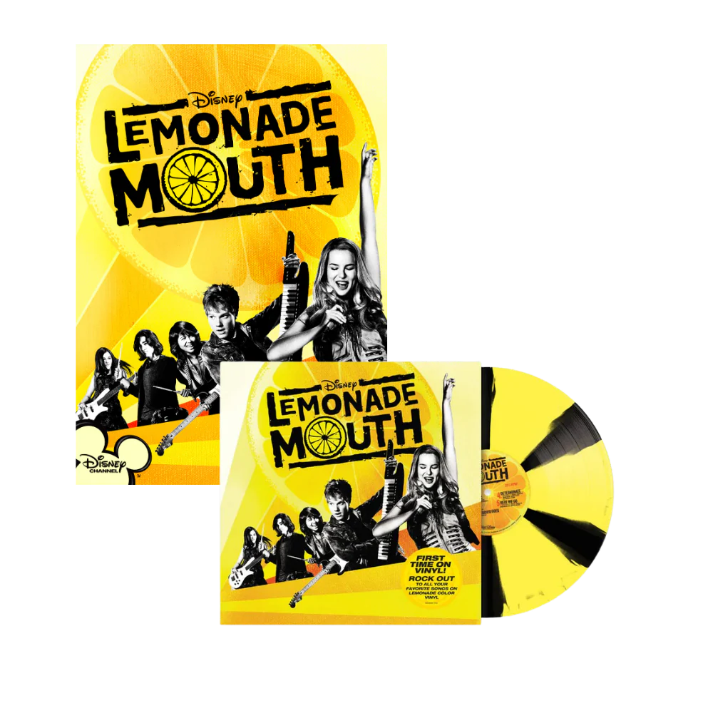 Lemonade Mouth: Yellow & Black Vinyl LP + Poster