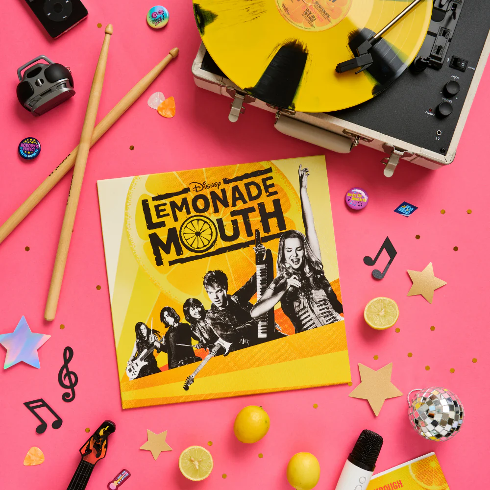 Lemonade Mouth: Yellow & Black Vinyl LP + Poster - Image 2