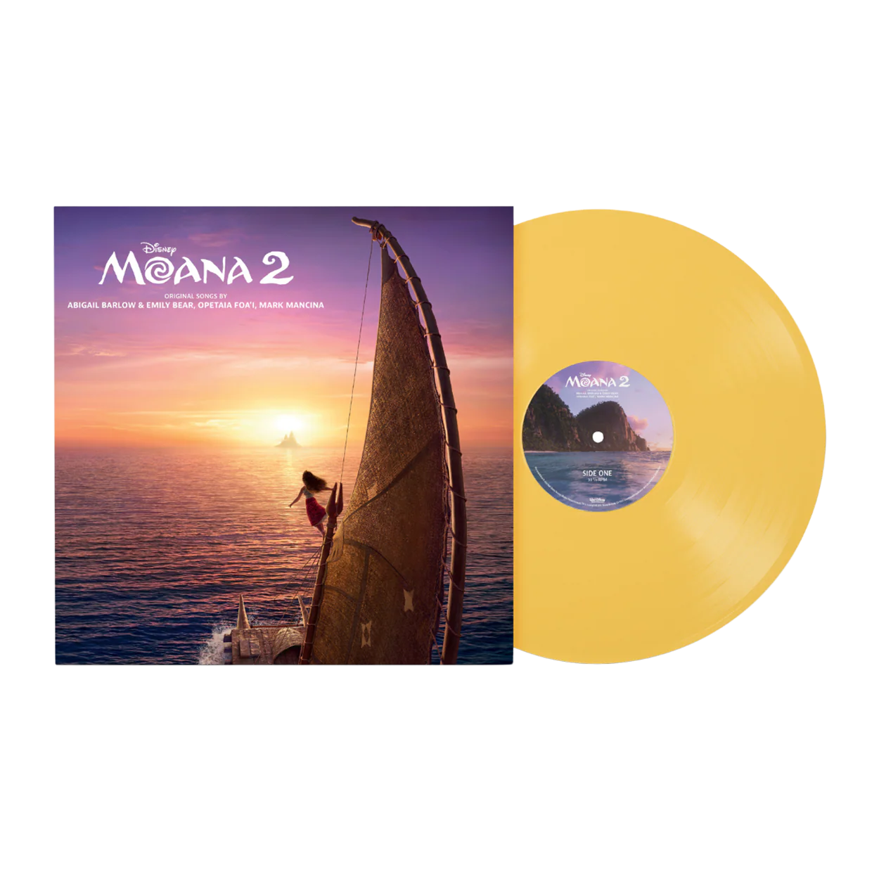 Moana 2: Sunset Yellow Vinyl LP - Image 3