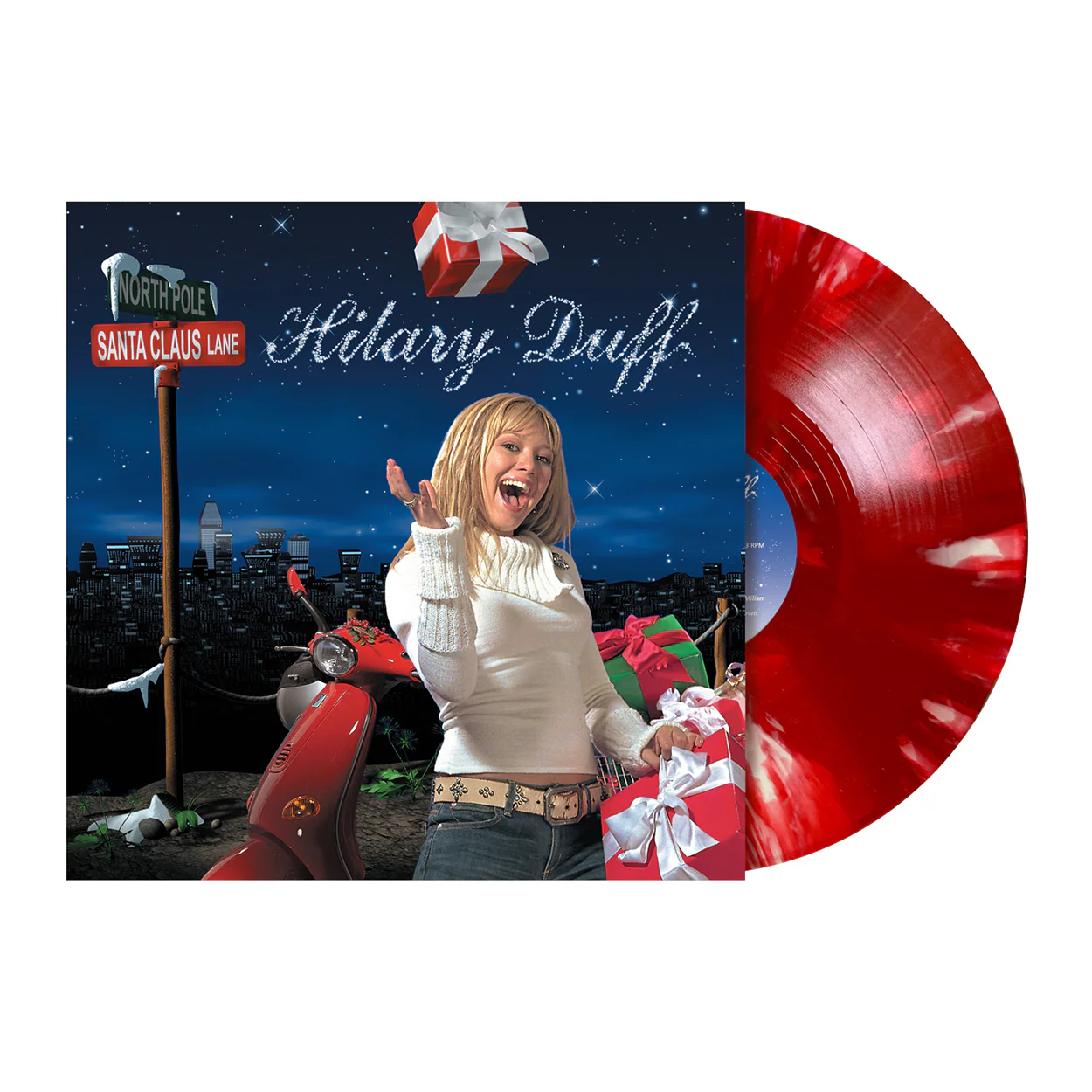 Santa Claus Lane: Red & White Splatter Vinyl LP