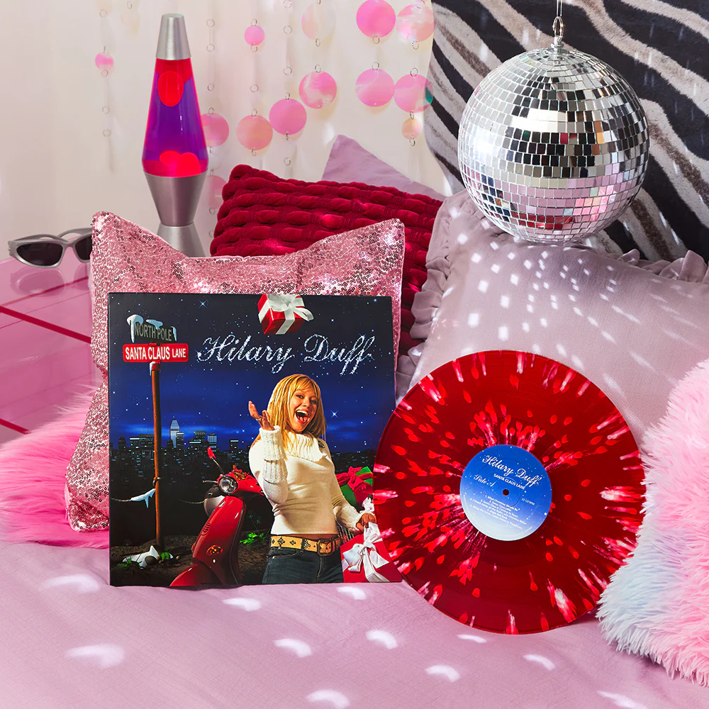 Santa Claus Lane: Red & White Splatter Vinyl LP - Image 2