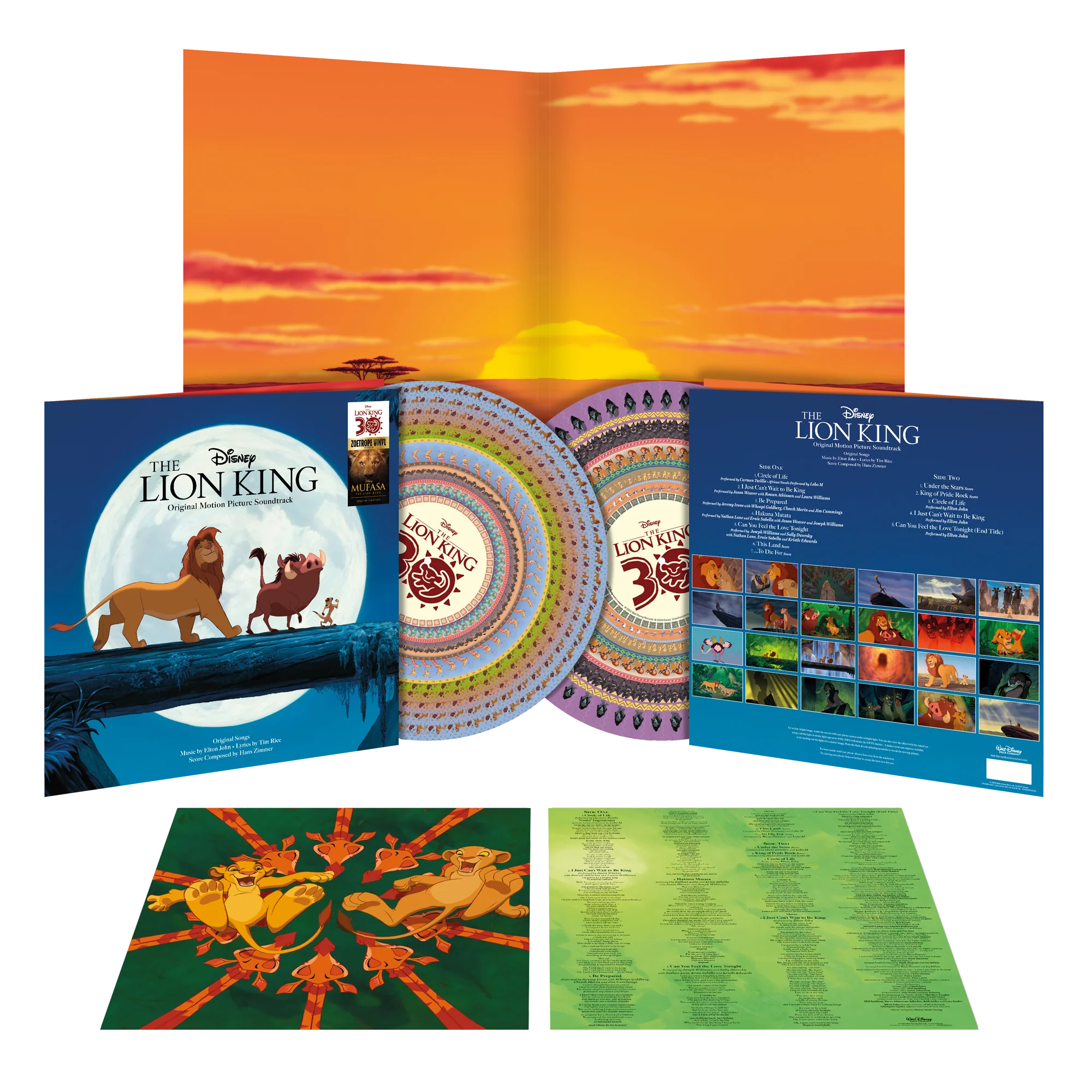 The Lion King (30th Anniversary): Zoetrope Picture Disc LP