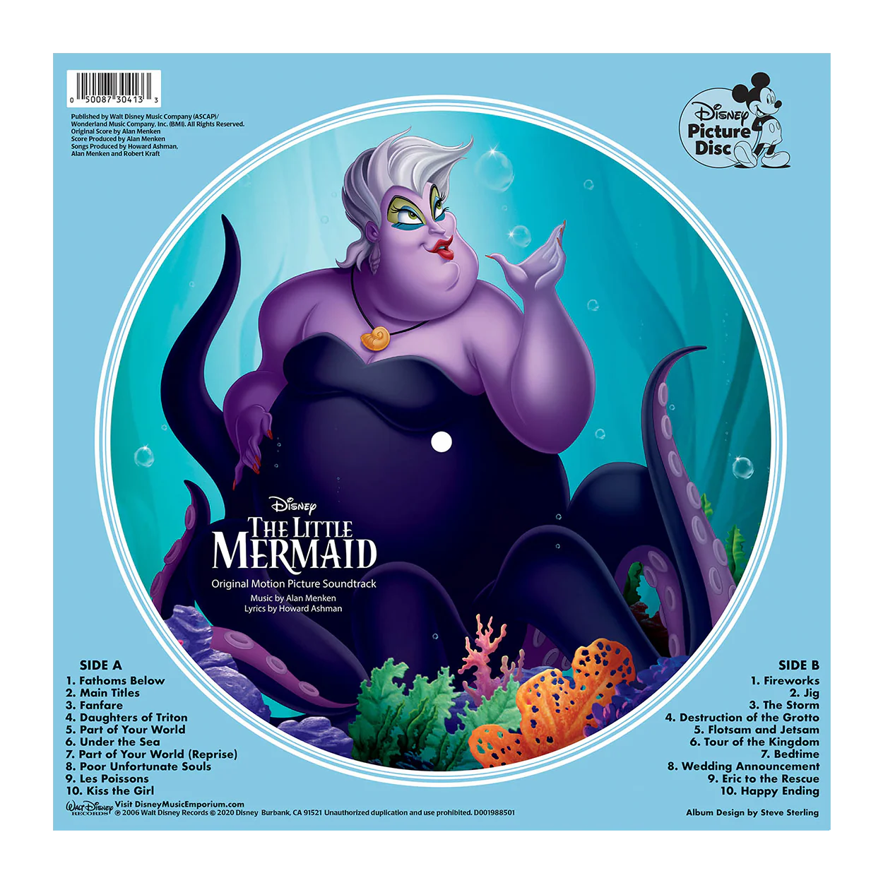 The Little Mermaid: Picture Disc Vinyl LP - Image 2