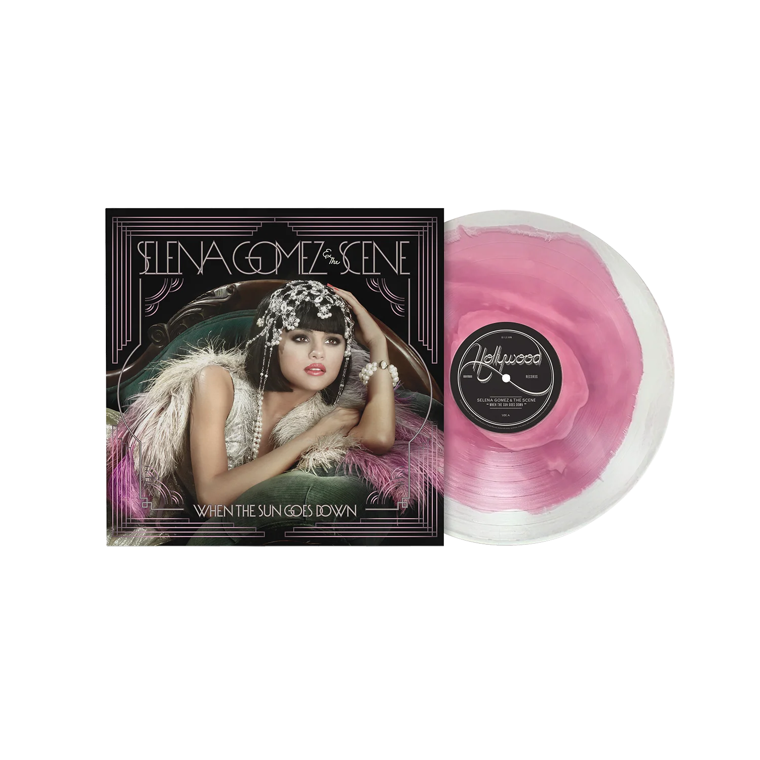 When the Sun Goes Down: Lavender and White Swirl Vinyl LP